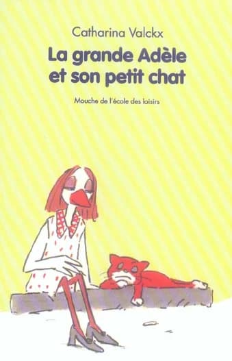 La grande Adèle et son petit chat