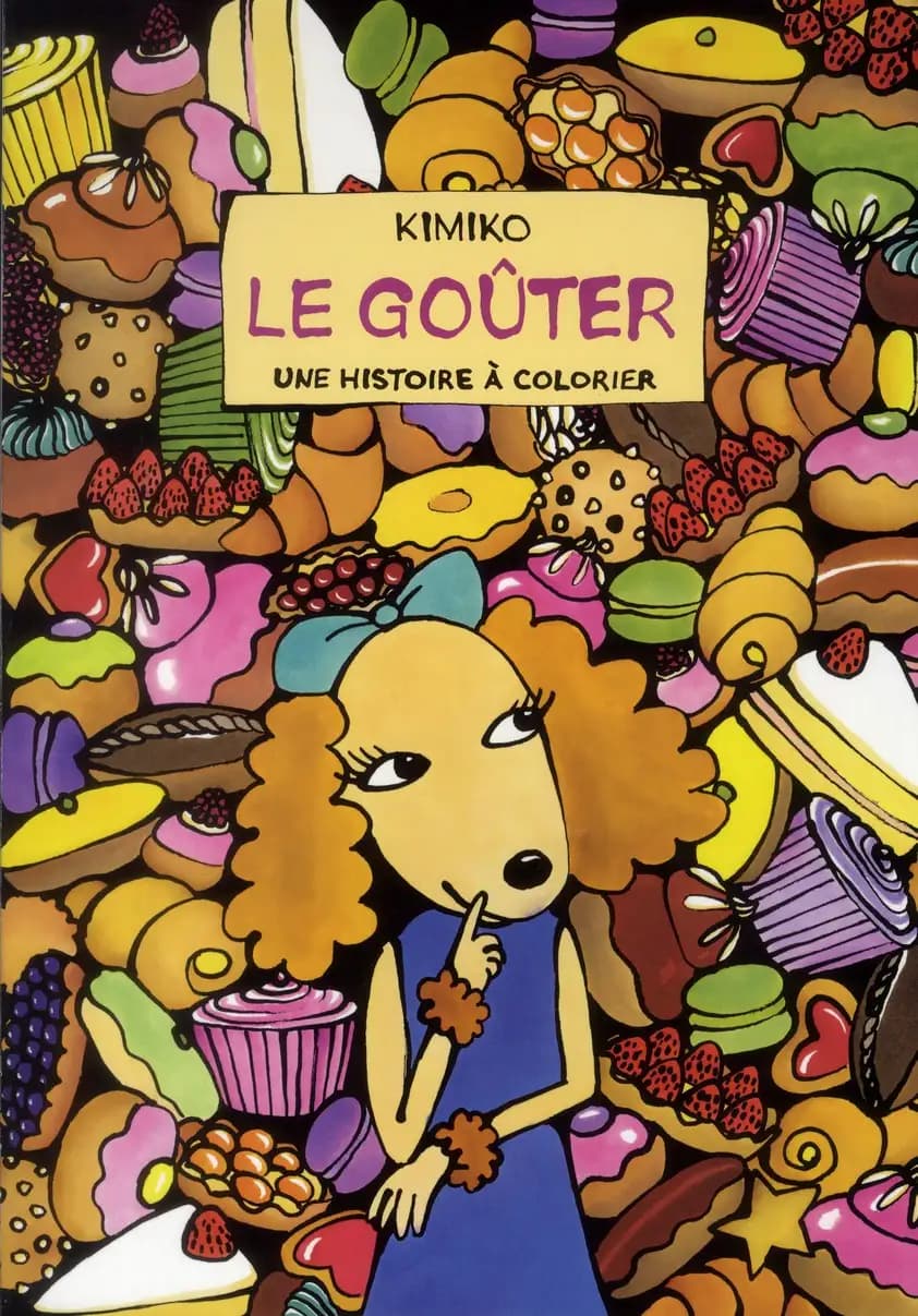 Le goûter : une histoire à colorier