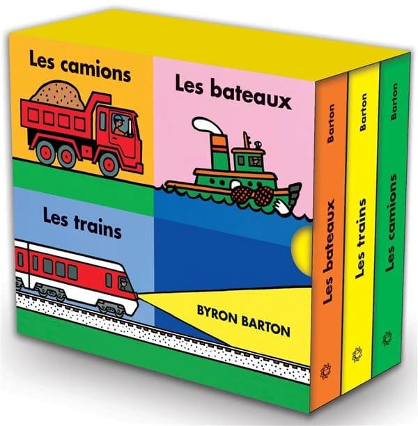 Les camions, les bateaux, les trains