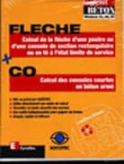 Flèche : calcul de la flèche d'une poutre ou d'une console de section rectangulaire ou en té à l'état limite de service ; CO : calcul des consoles courtes en béton armé