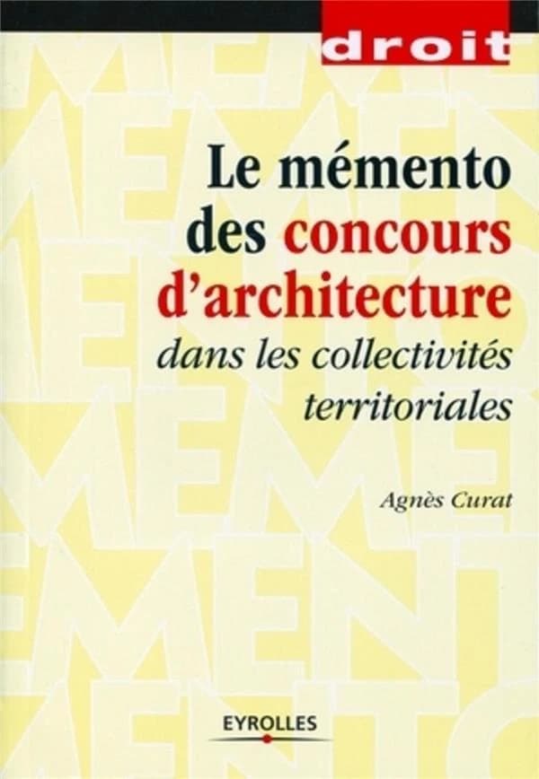 Mémento des concours d'architecture dans les collectivités territoriales