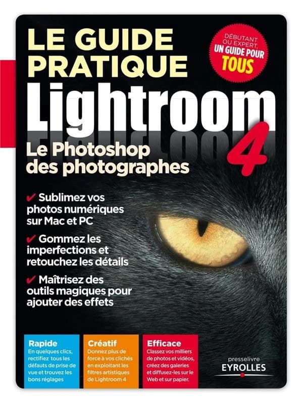 Le guide pratique Lightroom 4 : le Photoshop des photographes : sublimez vos photos numériques sur Mac et PC, gommez les imperfections et retouchez les détails, maîtrisez des outils magiques pour ajouter des effets... : débutant ou expert, un guide pour t