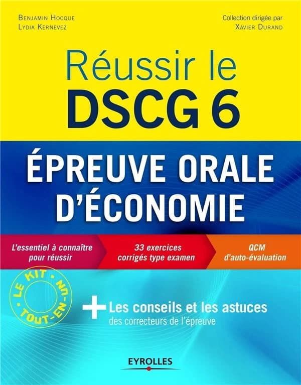 Réussir le DSCG. 6, Épreuve orale d'économie se déroulant partiellement en anglais