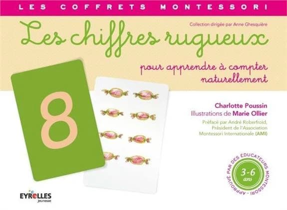 Les chiffres rugueux : 30 cartes pour apprendre à compter naturellement : 3-6 ans, approuvé par des éducateurs Montessori