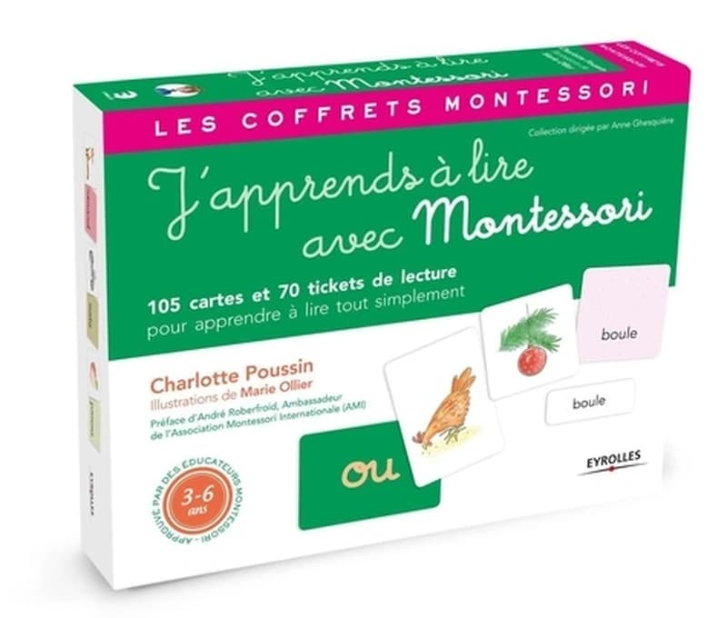 J'apprends à lire avec Montessori : 105 cartes et 70 tickets de lecture pour apprendre à lire tout simplement