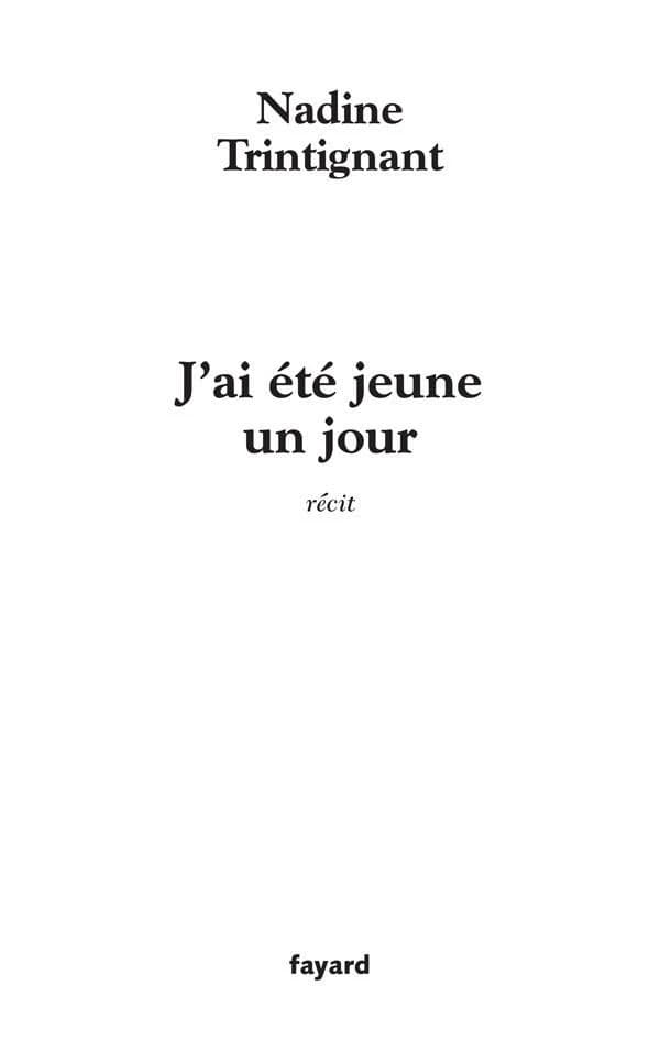 J'ai été jeune un jour : récit