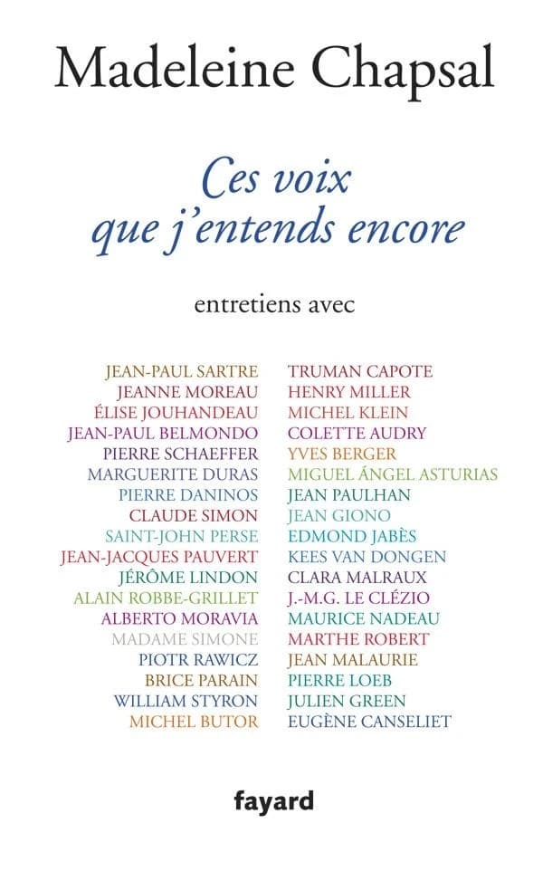 Ces voix que j'entends encore