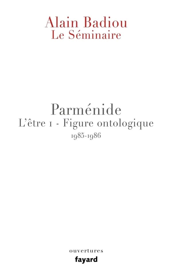 Parménide : figure ontologique