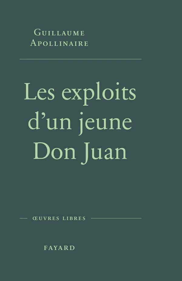 Les exploits d'un jeune Don Juan : roman