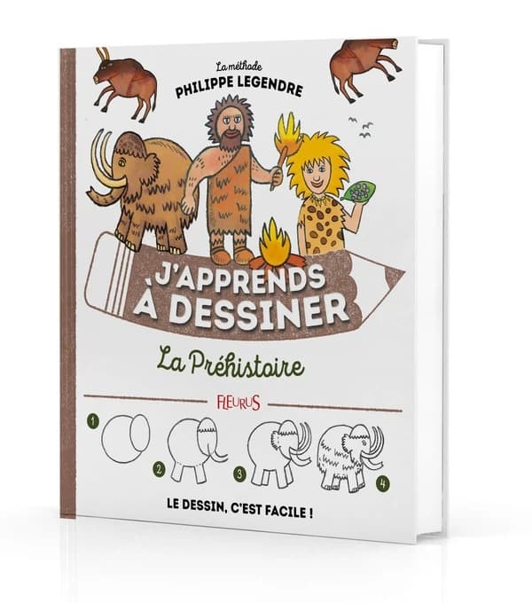 J'apprends à dessiner la Préhistoire