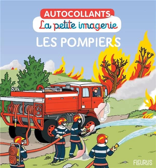 Autocollants La petite imagerie : les pompiers : [Autocollant]