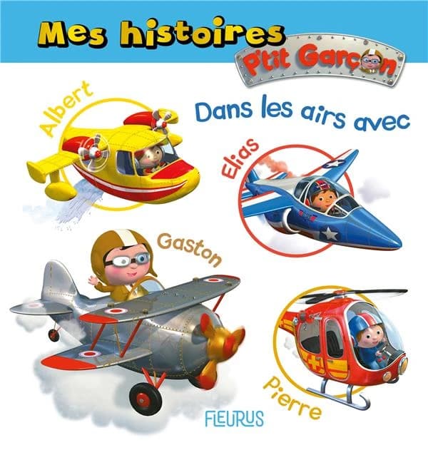 Dans les airs avec Albert, Elias, Gaston, Pierre