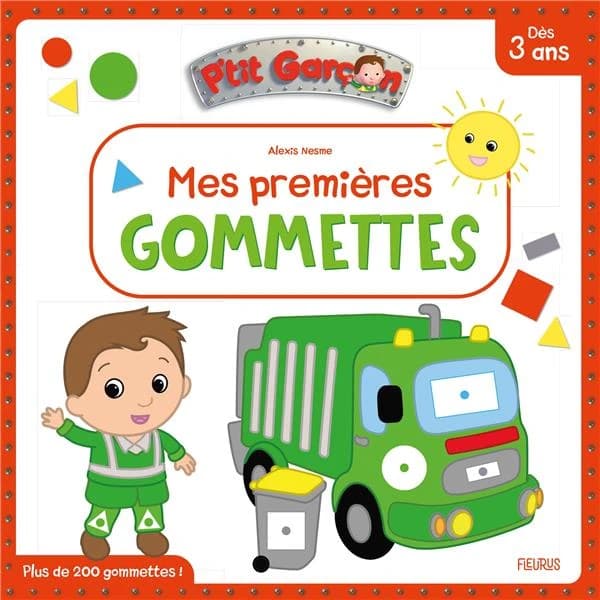 Mes premières gommettes : dès 3 ans : plus de 200 gommettes : [Autocollant]