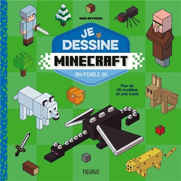 Je dessine Minecraft en pixels 3D : non officiel