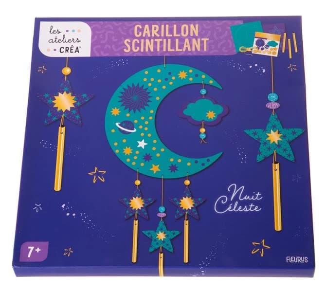 Les ateliers créa' : carillon scintillant : nuit céleste