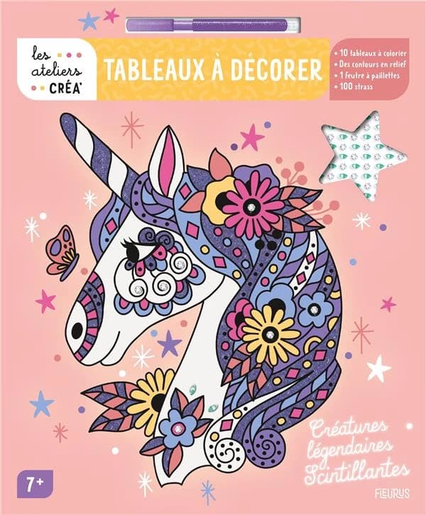 Les ateliers créa' : tableaux à décorer : Créatures légendaires scintillantes
