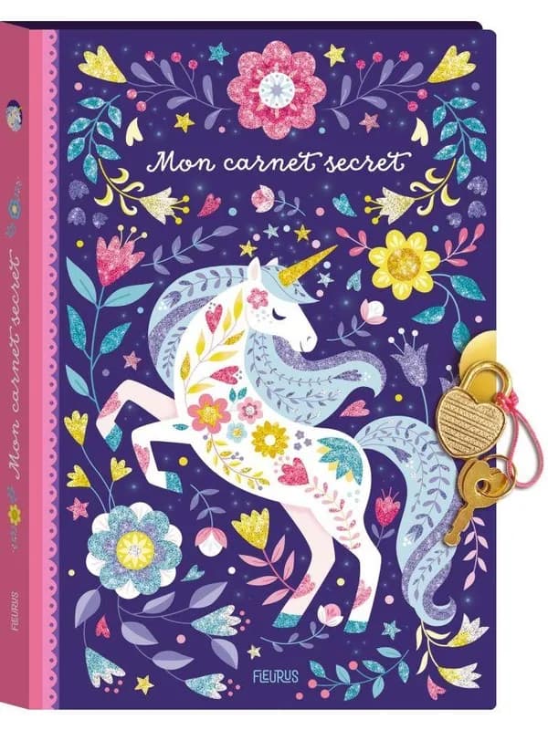 Mon carnet secret : Licorne scintillante