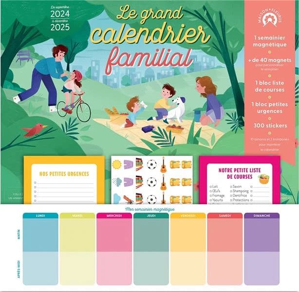 Le grand calendrier familial (édition 2024