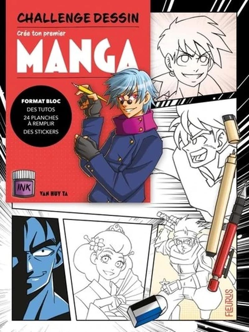 Challenge dessin : Crée ton premier manga !