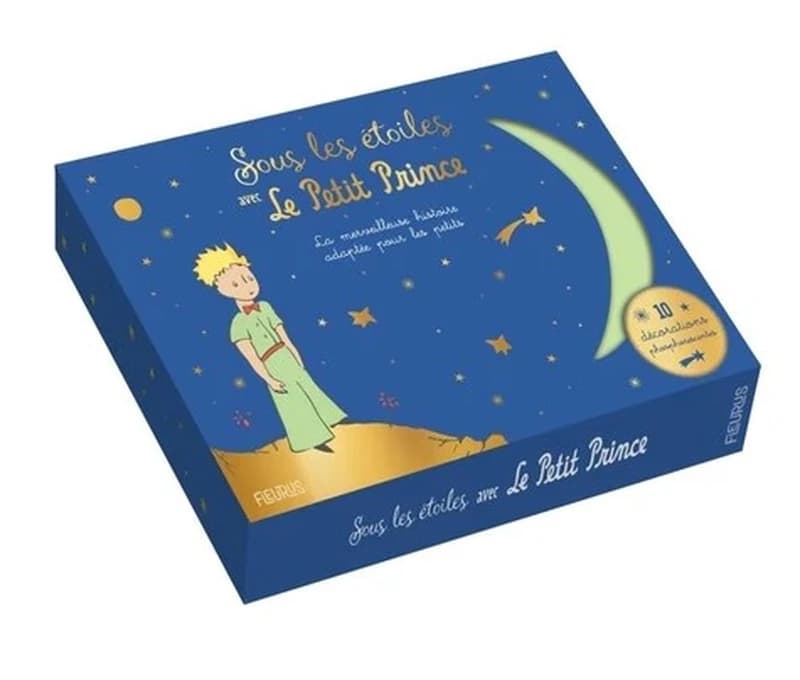 Sous les étoiles avec le petit prince : la merveilleuse histoire adaptée pour les petits