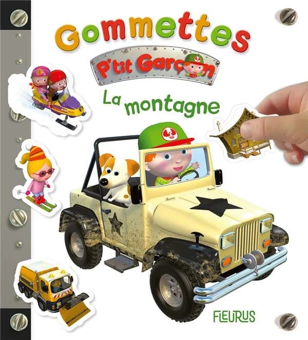 Gommettes : P'tit Garçon : la montagne
