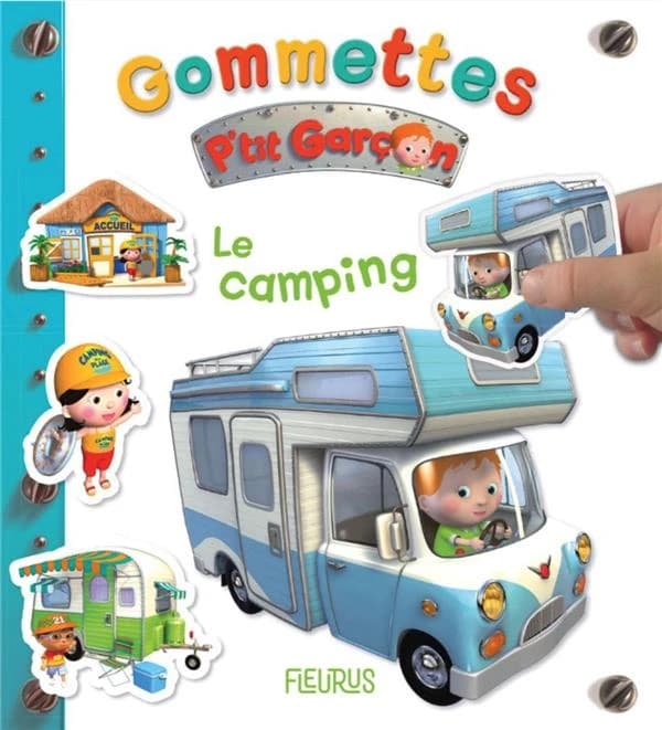 Gommettes : P'tit Garçon : Camping