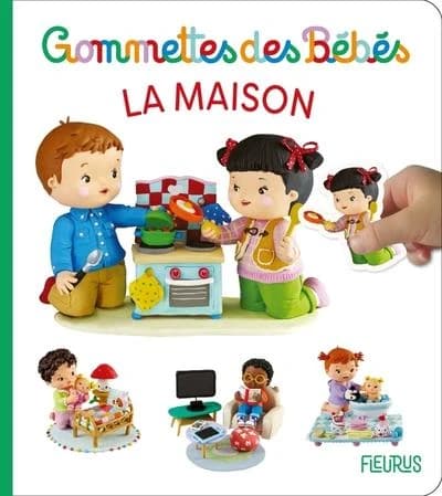 Gommettes des bébés : la maison : [Autocollant]