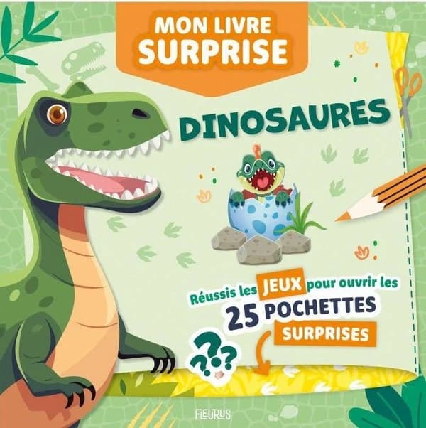 Mon livre surprise : Dinosaures