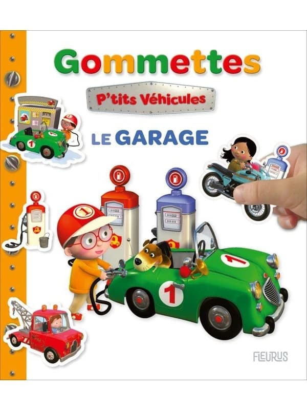 P'tits véhicules : Gommettes : Le garage