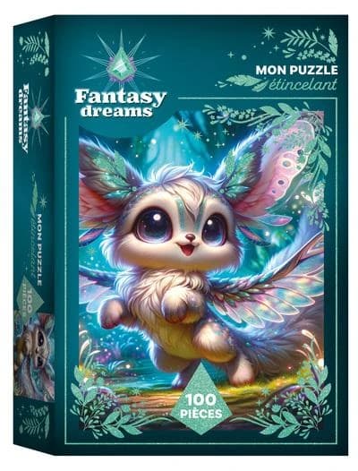 Fantasy Dreams : Mon puzzle étincelant (100 pièces)