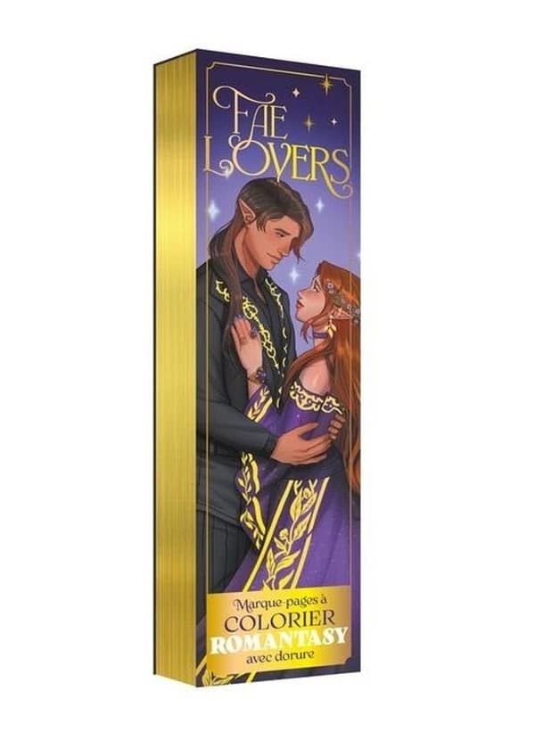 Marque-pages a colorier romantasy : Fae lovers