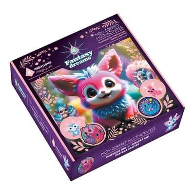 Fantasy Dreams : Mon coffret multi-activités, Plastique fou, Perles à eau, Cartes à gratter