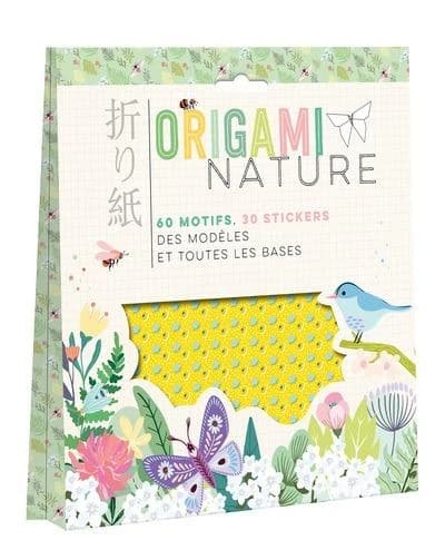 Origami nature : 60 motifs, 30 stickers, des modèles et toutes les bases