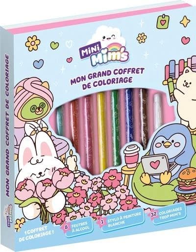 Mon grand coffret de coloriage Mini Mim's