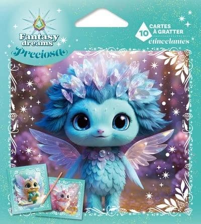 Fantasy Dreams : Preciosa : 10 cartes à gratter étincelantes : Forêt magique