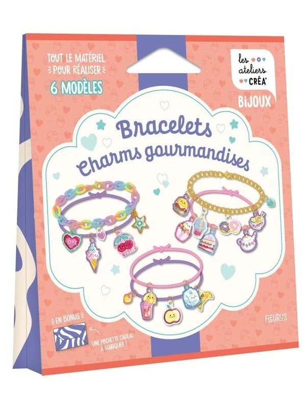 Bracelets Charms gourmandises