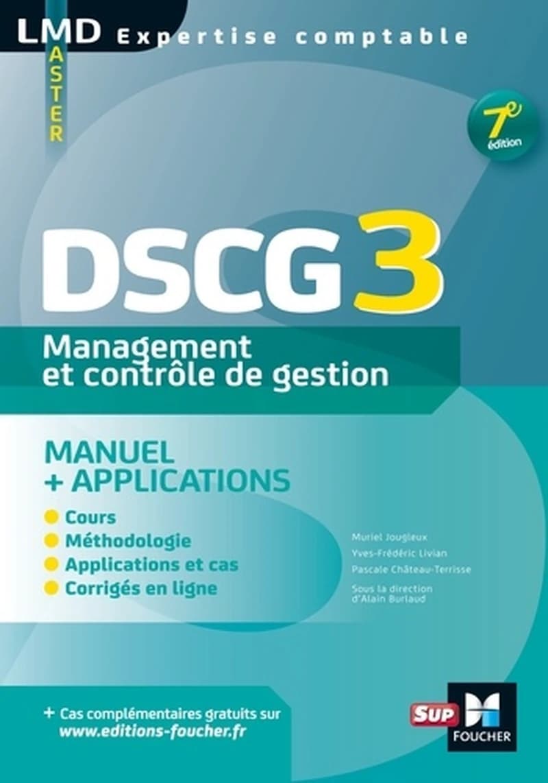 DSCG 3 Management et contrôle de gestion  - Manuel & applications