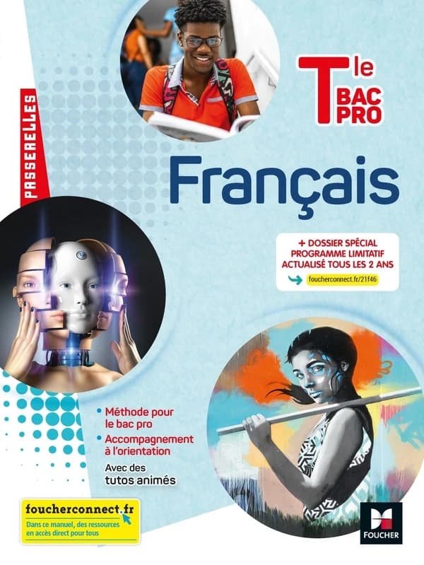 Passerelles : français ; terminale bac pro ; livre de l'élève (édition 2021)