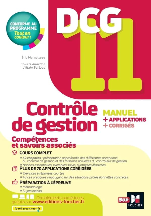 Contrôle de gestion : manuel + applications + corrigés