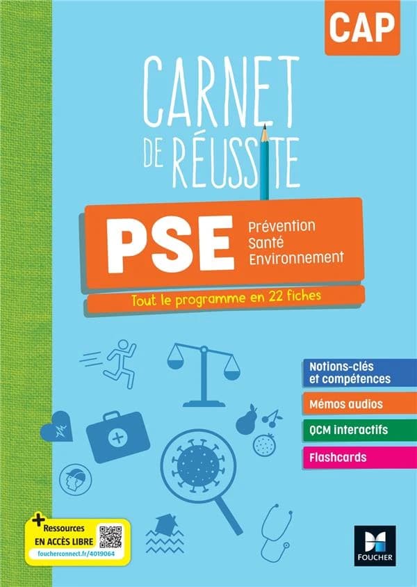 Carnet de réussite CAP : PSE Prévention Santé Environnement