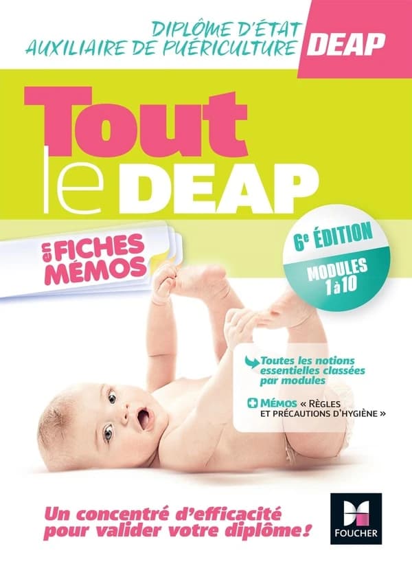 Tout le DEAP : en fiches mémos : modules 1 à 10... (6e éd.) [Kamel Abbadi, Hayat Abbadi, Priscilla Benchimol, et al.]