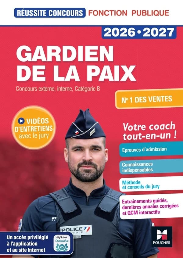 Gardien de la paix. 2026-2027