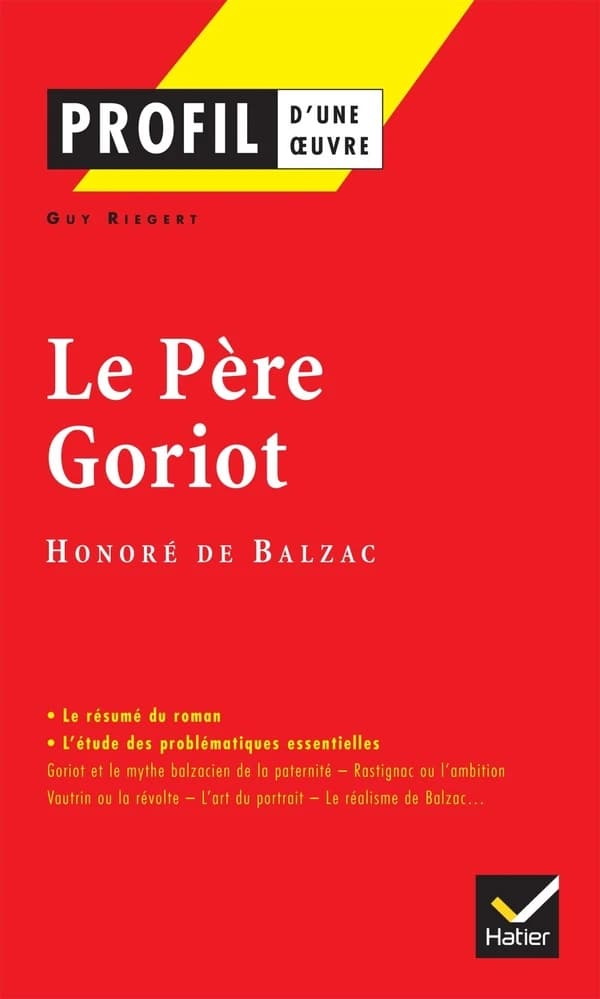 "LePère Goriot", 1835, Honoré de Balzac ([Nouv. éd.]) Guy Riegert,...