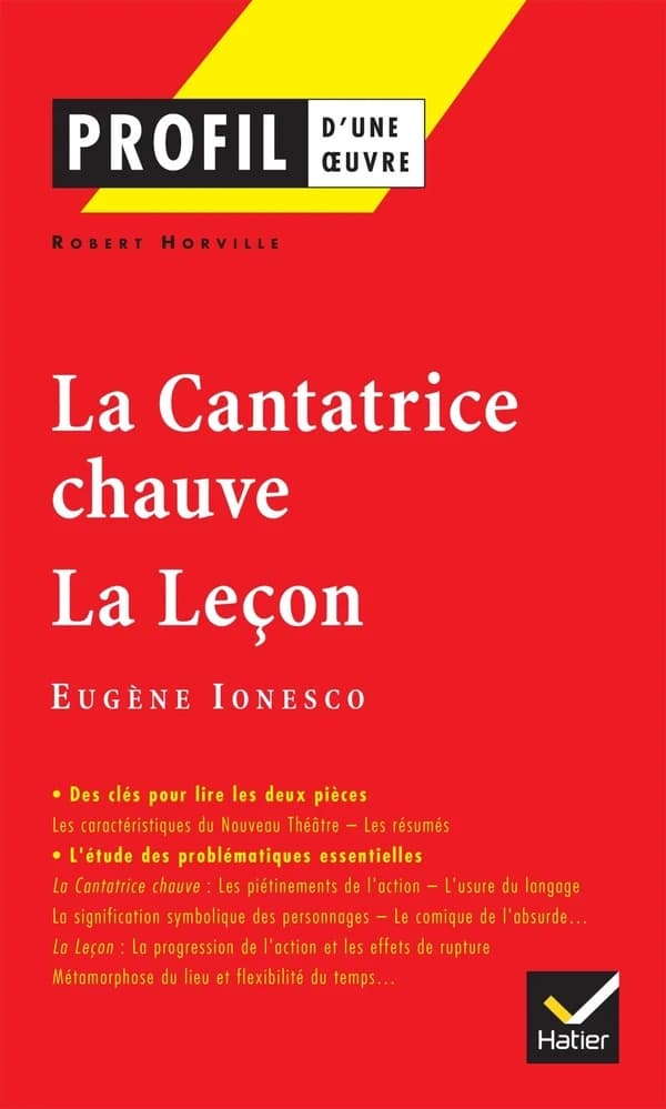 La Cantatrice chauve, suivi de "La leçon" d'Eugène Ionesco