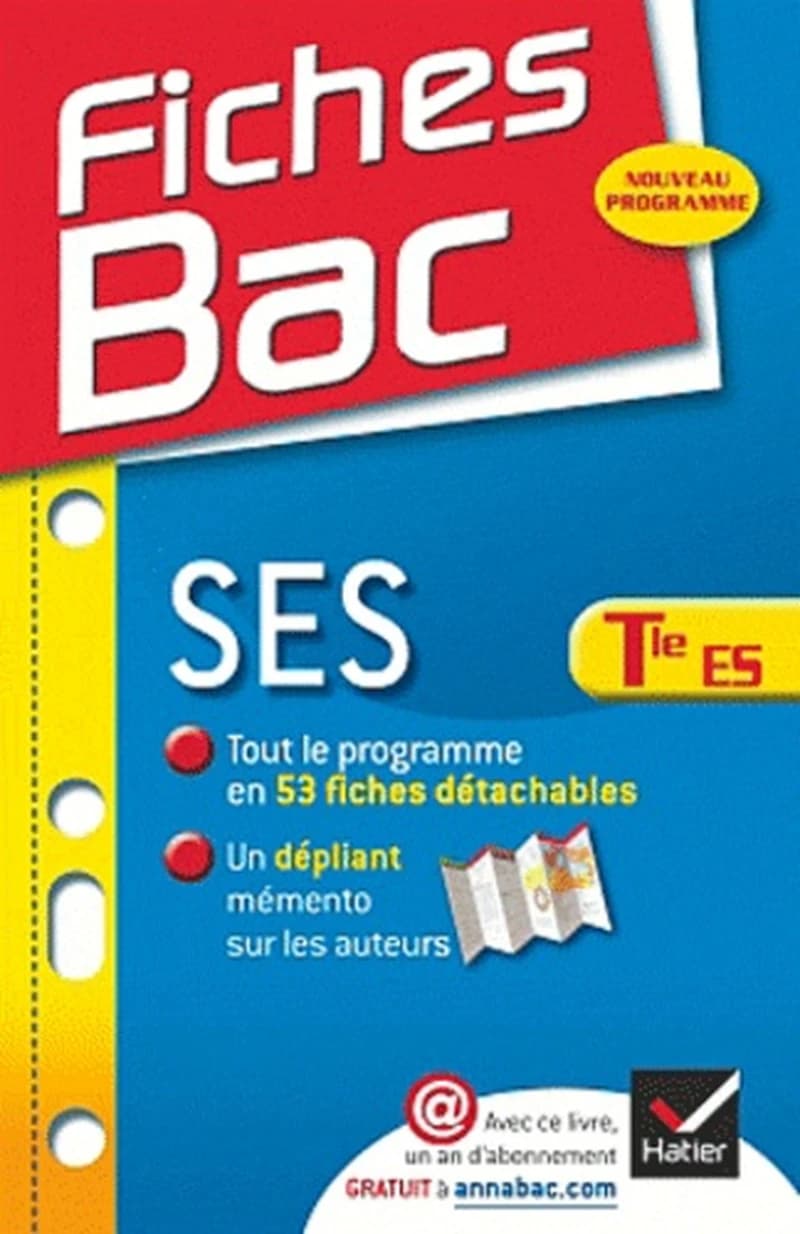 FICHES BAC SES TLE ES