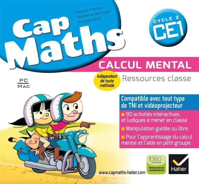 Cap maths : cycle 2, CE1 : nouveaux programmes 2016