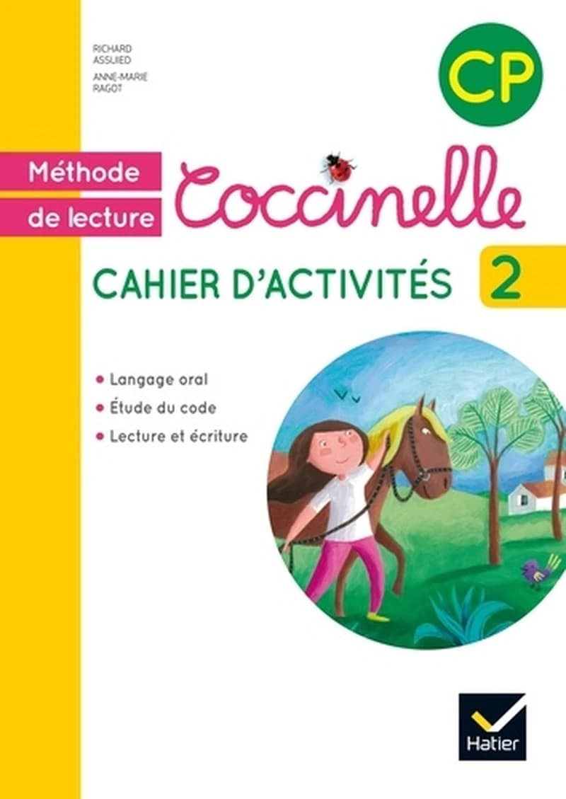 COCCINELLE : cahier d'activités Tome 2 ; méthode de lecture ; CP (édition 2015)