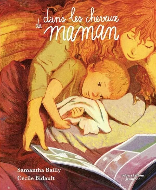 Dans les cheveux de maman