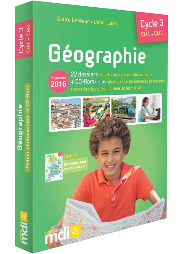 Géographie : cycle 3, CM1, CM2 : programme 2016