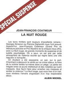 La Nuit rouge : roman